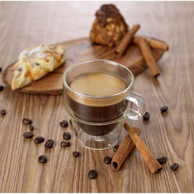 JoyJolt Stoiva Espresso Glass Cups - Thumbnail 5