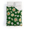Deny Designs Lane and Lucia Rainbow Vintage Daisies Duvet Cover Green - 2 of 4
