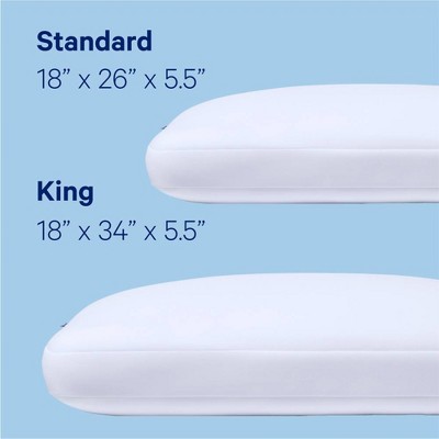 Casper White Standard Foam Pillow with Snow Technology