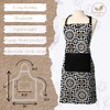 Evideco French Home Goods 4-Piece Kitchen Accessories Set: Includes Apron, Oven Mitt, Pot Holder, and Towel - 3 of 4