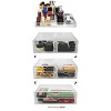 Sorbus 4 Clear Large Stackable Acrylic Drawers - for Organizing Make up, Nail Polish, Hair Accessories, and Beauty Supplies - 4 of 4