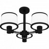 Quoizel Lighting Kylen 3 - Light Semi-Flush Mount in  Matte Black - 3 of 4