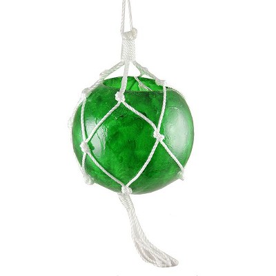 Barcana Ball Macrame Wrapped Outdoor Lighted Christmas Decoration Clear - White Wire