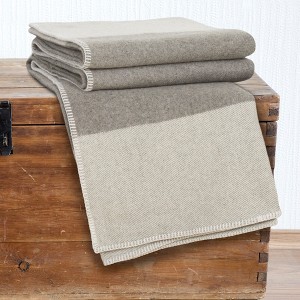 100% Australian Wool Blanket (Full/Queen) Platinum - Yorkshire Home , Gray