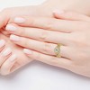 Pompeii3 1 1/2Ct Diamond Engagement Ring Halo Twist Band 14k Gold Lab Created - 4 of 4