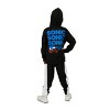 Sega Sonic the Hedgehog Racing Stripes Boy's Black Zip-Up Hoodie - 4 of 4