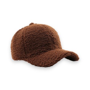 Anna-Kaci Cozy Plush Textured Baseball Cap with Soft Fleece Feel - 1 of 3