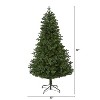 6ft. Fir Artificial Christmas Tree with 250 Clear LED Lights – Classic Seasonal Holiday X-Mas Glow - 2 of 4