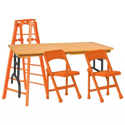 thumbnail image 2 of ULTIMATE WWE & AEW Wrestling Playset - Ladder, Table & Chairs For 1:10 Scale Figures 2 of 12