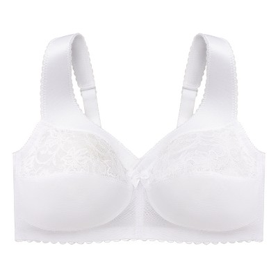 Glamorise Womens Magiclift Original Support Wirefree Bra 1000 White 46h ...