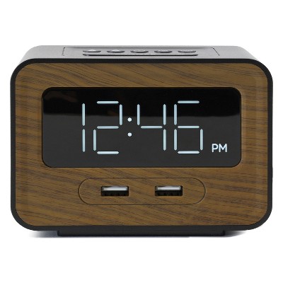 Lumoday™ Dual USB Alarm Clock