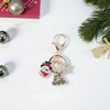 Unique Bargains Christmas Keychain Double Ring Lobster Clasp Zinc Alloy 3.15" 1Pc - 4 of 4