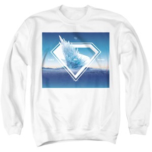 Men's Superman Fortress of Solitude Take Me Home Crewneck Sweatshirt - 1 of 4