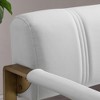 57.9" W Loveseat Sofa, 2 Seat Couch With Metal Armrests, Wide Thick Backrest, High-density Foam Seat Padded, Accent Love Seats - 4 of 4