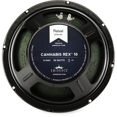 EMINENCE 10"/1.75"VC/8OHMS/MUSICAL INSTR CANNABISREX10