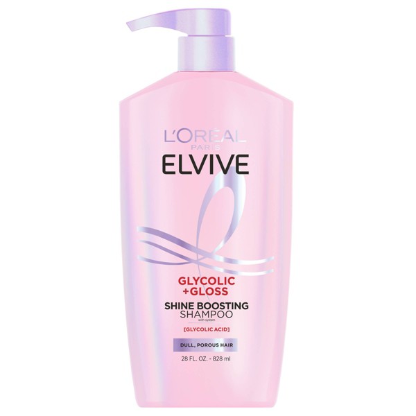 L'Oreal Paris Elvive Glycolic Gloss Champú Potenciador de Brillo - 28 fl oz: Uso Diario, Toronja, Jazmín, Libre de Parabenos 2