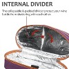 Tirrinia 2 Bottle Carrier Tote, Leakproof & Insulated Padded Versatile Wine Cooler Bag, Valentine’s Day Gift Idea - 3 of 4