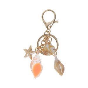 Unique Bargains Glow-In-The-Dark Conch Handbag Charm  1 Pcs - 1 of 4