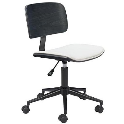 Zuo Duravel Office Chair White & Black