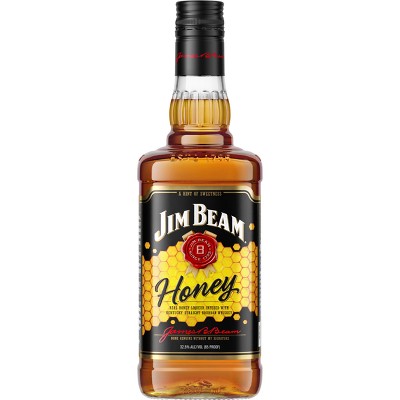 Jim Beam Honey Bourbon Whiskey - 750ml Bottle
