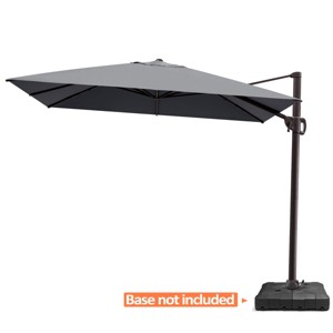 Pellebant 11 x 9 FT Cantilever Umbrella UV30+ Outdoor 360 Degree Rotation Offset Umbrella 6 Heights Adjustable Cantilever Patio Umbrella - 1 of 4