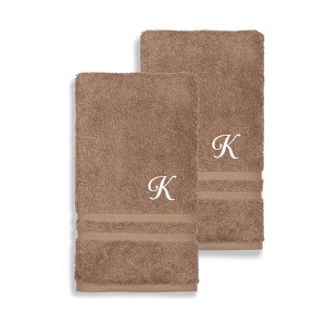 Linum Home Textiles 100% Turkish Cotton 2PC Denzi Bath Hand Set - 1 of 1