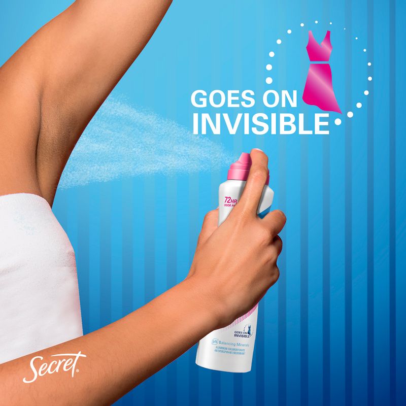 Secret Outlast Dry Spray Antiperspirant Deodorant for Women - 4.1oz, 4 of 11