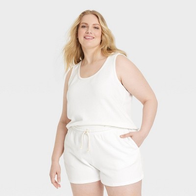 Women's Leisure Studio French Terry Tank Top - Universal Thread™