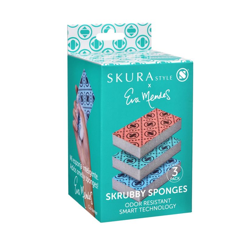 Skura Style x Eva Mendes Skrubby Sponges - 3ct, 2 of 8