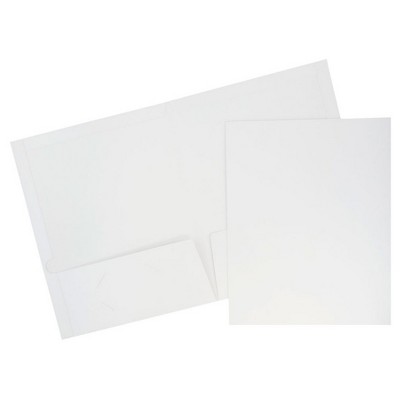 Jam 6pk Glossy Paper Folder 2 Pocket - Silver : Target