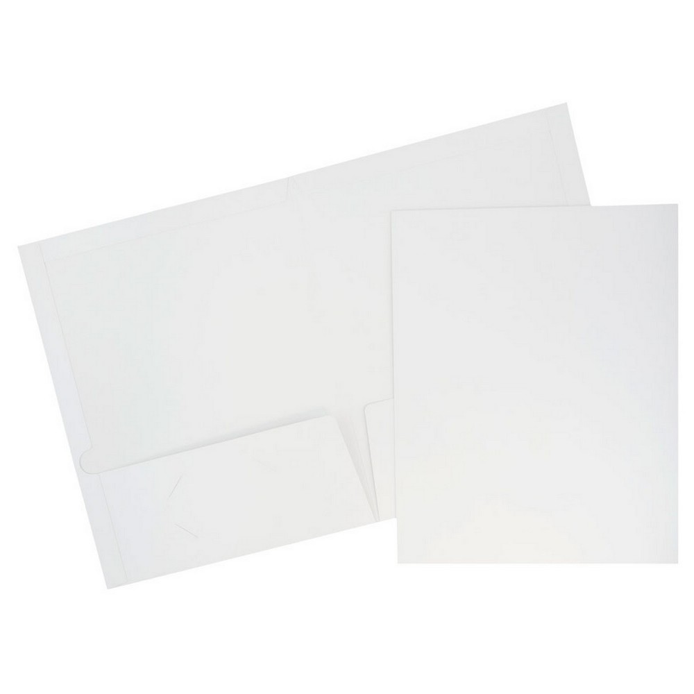 Photos - Accessory JAM 6pk Glossy Paper Folder 2 Pocket - White
