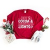 Simply Sage Market Women's Graphic Sweatshirt Hot Cocoa and Christmas Lights - 2 of 2