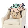 Disney Star Wars Cloud Pillow The Mandalorian Grogu Pal 22" X 21" Multicolored - 3 of 4
