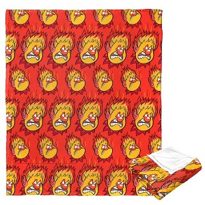 Warner Bros. Year Without Santa Claus Flaming Mad Silk Touch Throw Blanket 50 x 60 Inches - 1 of 4