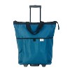 Olympia USA Carry-On Fashionista Multi-Purpose Rolling Shopper Softside Weekender Bag - 4 of 4