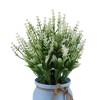 Unique Bargains Artificial Plants Tiered Festive Flower Cone Plastic 3.74"x3.74"x9.84" 1 Pc - 4 of 4