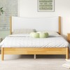 PAGED Full Size Platform Bed Modern Pine Bed Frame with 2 Storage Drawers and L-Shaped Bookcases for Bedroom, Easy Assembly - 2 of 4