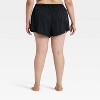 Women's Lace Trim Satin Pajama Shorts - Auden™ - 2 of 3