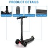 Kids Scooter, 3 Light Up Wheels, 4 Adjustable Height, ABEC-9 Bearings, Lean-to-Steer Kick Scooter, Outdoor Activities for Toddlers Boys & Girls - 3 of 4