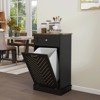 ELECWISH Manufactured Wood Manual Lift Tilt Out Trash Can - 10 Gallons - 3 of 4