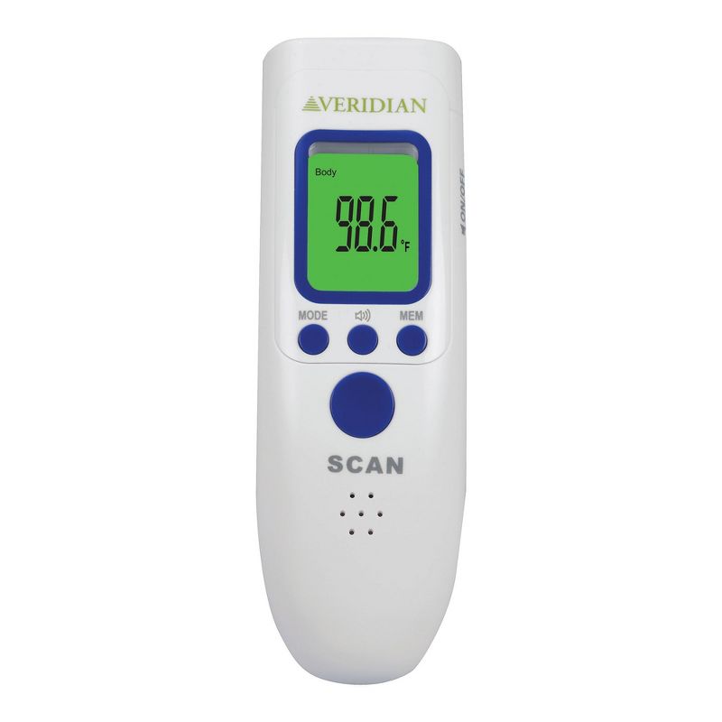 Veridian Non-Contact Thermometer LCD Display 09-183 1 Each, 1 of 6