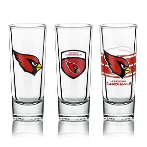 NFL Shot Glass, 6-Pack Set, with Multiple Designs - Arizona Cardinal - 1 of 1