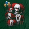 It 1990 Many Faces Of Pennywise Adult T-Shirt - 2 of 4