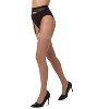 Memoi Women's Crystal Sheer Sheer Toe Stockings - 4 of 4