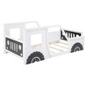 PAGED Stylish Bed Frame Classic Car-Shaped Platform Bed with Wood Frame, No Box Spring Required, Easy Assembly - 4 of 4
