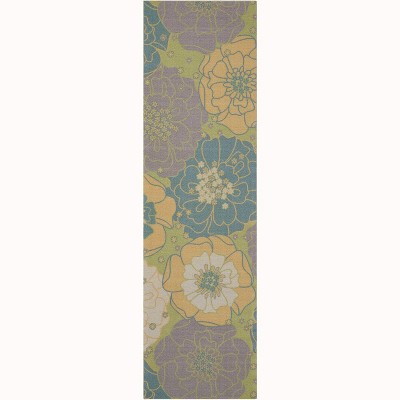 Nourison Home & Garden Oversized Flowers Indoor/outdoor Area Rug