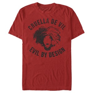 Men's Cruella Evil By Design Sketch T-Shirt - 1 of 4