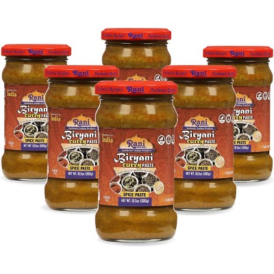 Biryani Masala Curry Paste (Cooking Spice Paste) - 10.5oz (300g) Pack of 6 - Rani Brand Authentic Indian Products