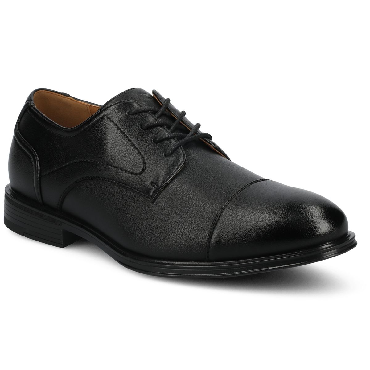 Vance Mens Alec Medium and Wide Width Cap-toe Oxford Dress Shoe