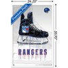 Trends International NHL New York Rangers - Drip Skate 21 Framed Wall Poster Prints - 3 of 4